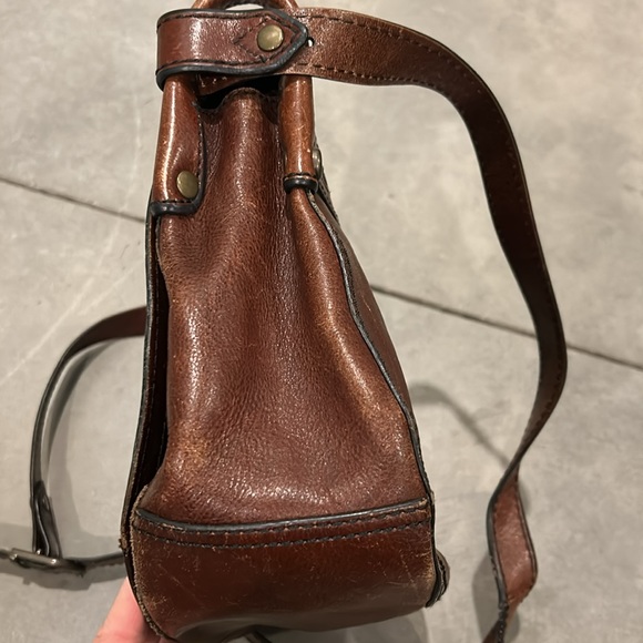Fossil Brown Leather Crossbody Purse - Picture 3 of 8
